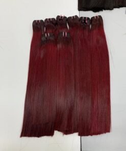 Bone straght red  hair