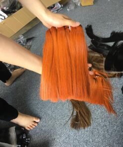Bone Straight Orange color