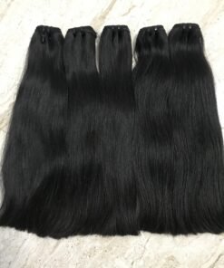 Super double straight weft hair