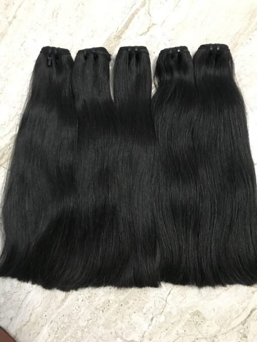 Super double straight weft hair