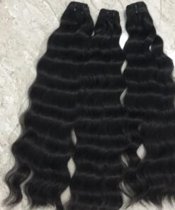 Wavy weft hair