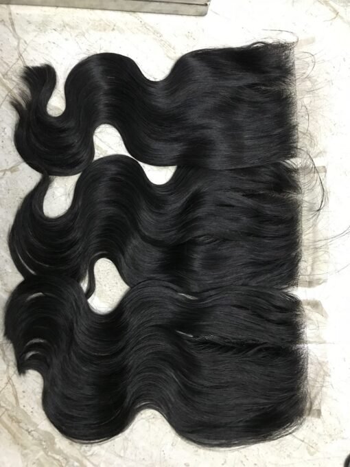 Lace 4x4 body wavy hair - Image 3