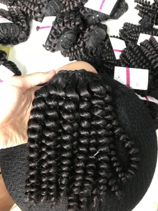 Curly weft hair 16inch - Image 3