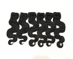 Body wavy Weft hair bundles