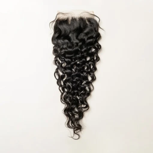 Closure 5x5 HD Lace Natural Wavy Natural Black Hair