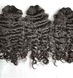 Water wavy Weft bundles