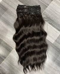 Natural wavy hair