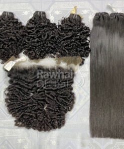 Burmese curly and Straight Human Hair
