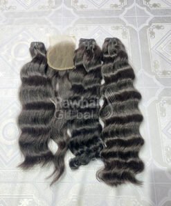 Loose wavy Human Hair Weft