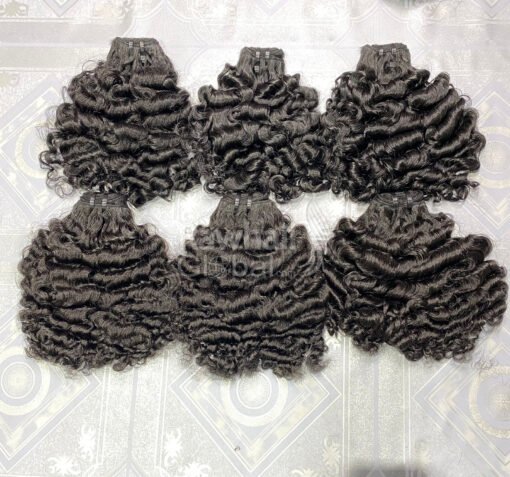 Burmese Curly 18" Set 3 Bundles and 1 Closure 5x5 HD Lace - Image 3