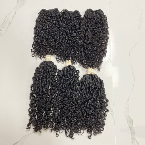 Burmes Curly Vietnamese Hair 8” to 40" Size Available - Image 2