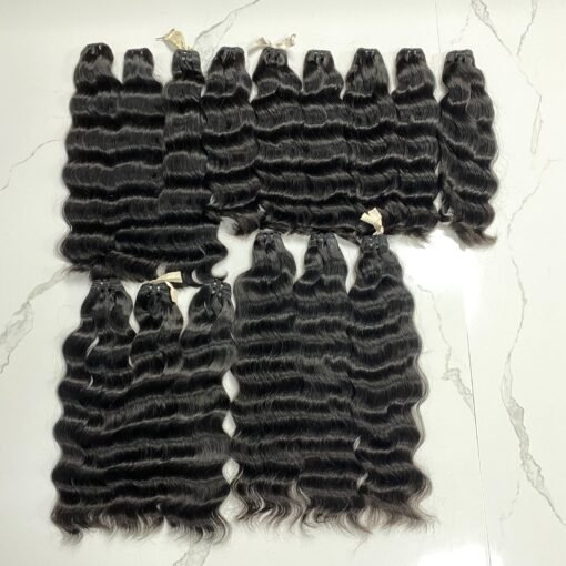 Loose Wavy 100% Raw Hair Bundle Weft Hair - Image 3