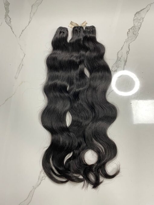 Natural Wavy 100% Raw Hair Bundle - Image 2