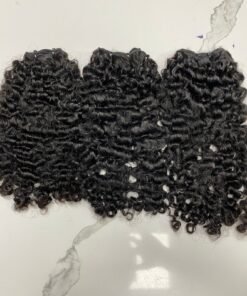 Burmese Curly 18" Set 3 Bundles and 1 Closure 5x5 HD Lace