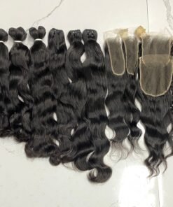 Natural Wavy Double Drawn 24"-28"
